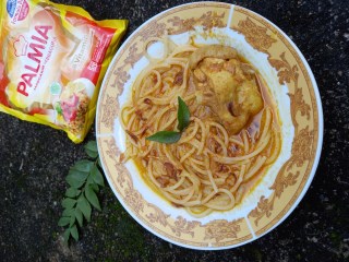 Ayam Gulai Spaghetti
