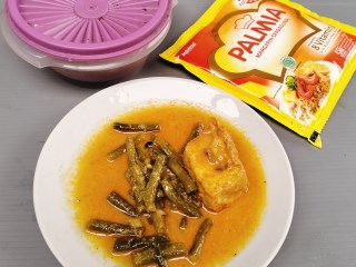 Tahu Kacang Panjang Gulai Pedas