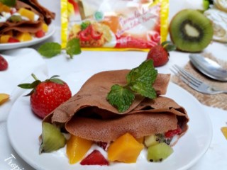 Tropical Chocolate Crepes