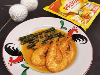 Udang Kacang Panjang Kuah Kuning