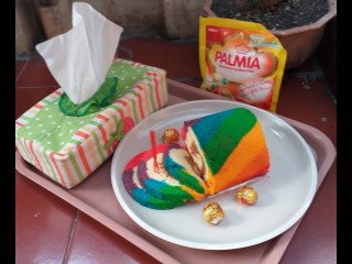 #YummyXPalmia bolu kukus pelangiku