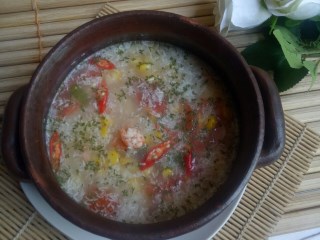 Sayur Ujar (Udang Jagung Rebus)