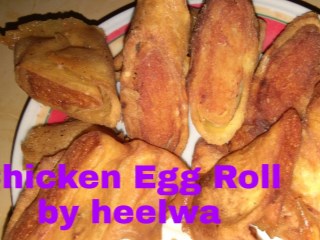 Egg chicken Roll