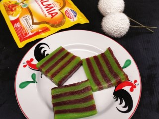 Kue Lapis Cokelat Pandan