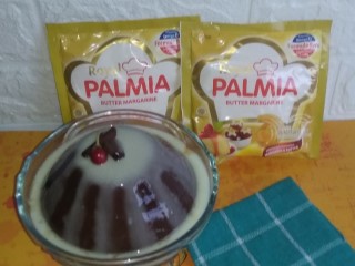 Puding Cokelat Vla Vanila