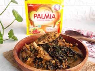 Rendang Balungan Daun Pepaya Jepang