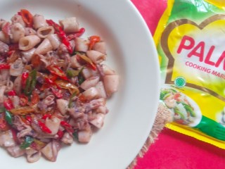 Cumi Asin Pedas Garlic Palmia