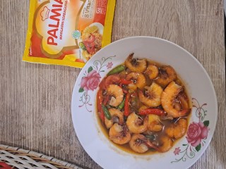 Udang Kuah Saus Tiram Pedas