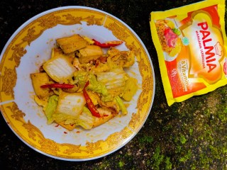 Tumis Telur Tahu Sawput