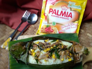 Nasi Bakar Isi Tongkol Jagung