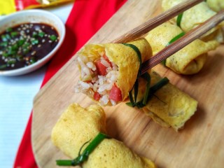 Telur isi Nasi