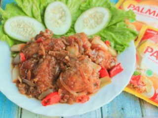 Sayap goreng tepung saus mentega