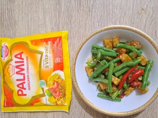 Tumis Kacang Panjang Tempe Pedas