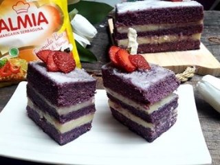 Taro Cake With Filling