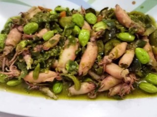 Cumi Masak Cabe Hijau