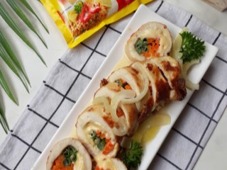 Ayam Gulung Wortel Keju