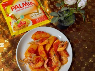 Udang Kentang Pedas Merah