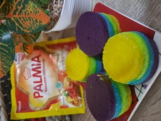 Bolu Kukus Mini Rainbow