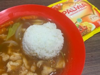 Nasi Ayam Saus Padang