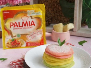 Pancake Singkong Pelangi