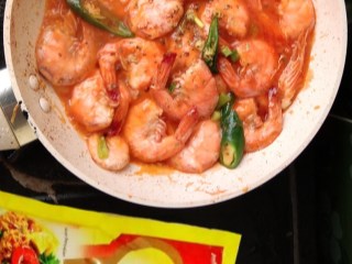 Udang asam manis ala resro