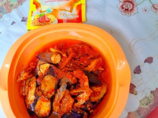 Ikan Asin Pisang Terong Balado