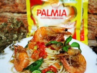 Spaghetti Udang Dabu - Dabu