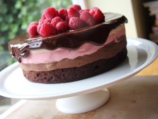 Raspberry Layer Mousse