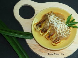 Pisang Gapit saus Durian