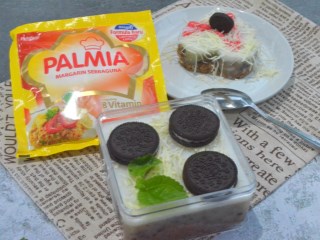 Biskuit Puding Oreo