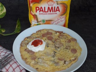 Omelet Jamur Sosis