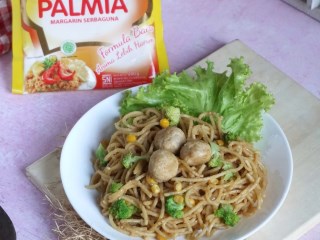 Spaghetti Saus Kacang