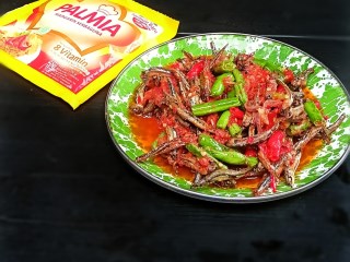 Teri Buncis Balado Merah