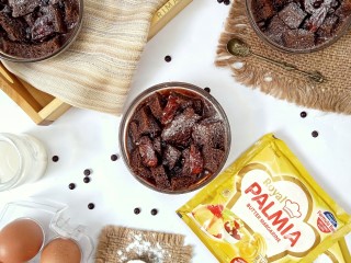 Triple Choco Date Bread Puding