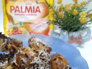 Pisang keju meses coklat